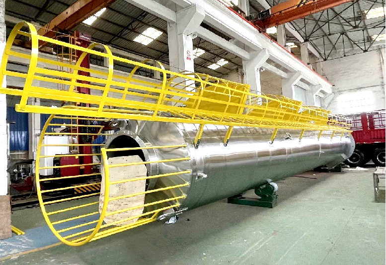 Waste gas recovery tower